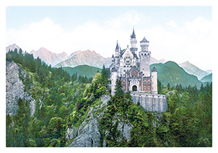 Postkarte - La Card - Neuschwanstein