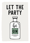 Postkarte - La Card - Let the Party begin