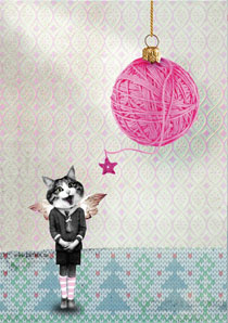 Postcard - La Tack - catBall