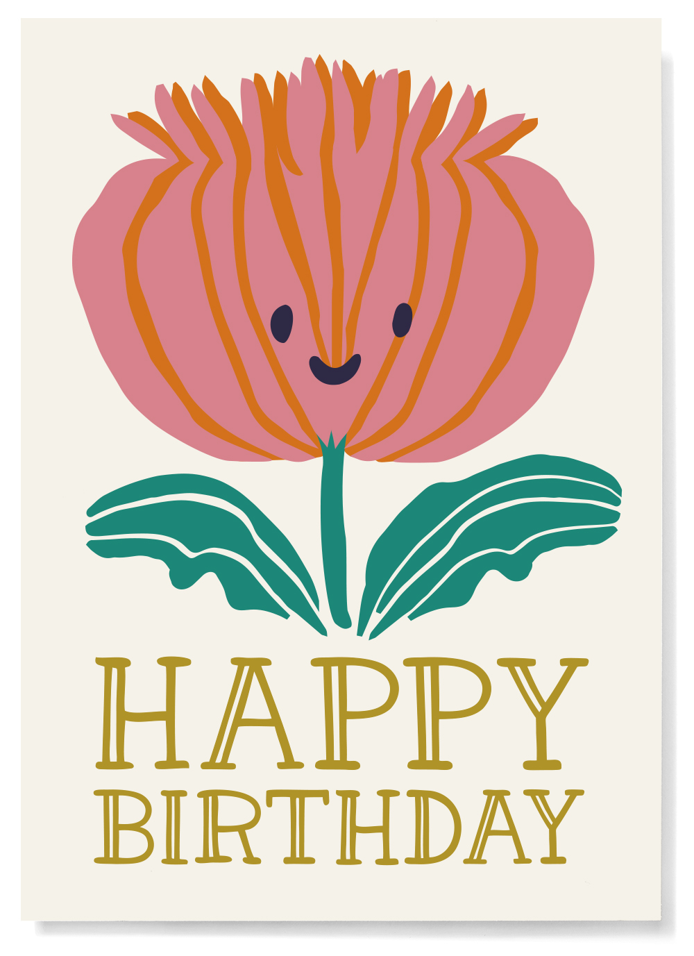 Postcard - familytree - Flower 2