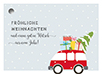 Geschenkanhänger - Weihnachtsauto