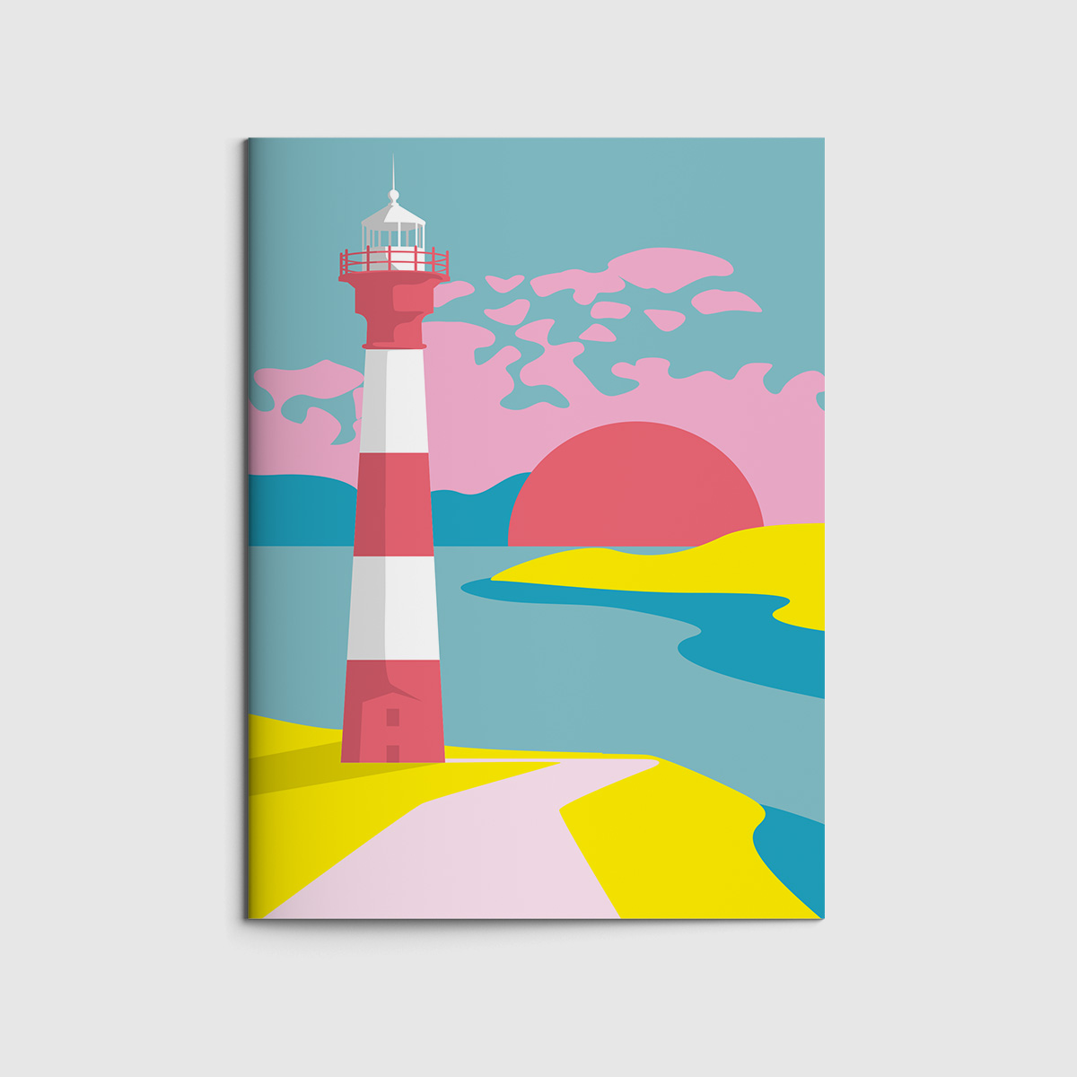 Booklet A6 - neonstyle - Lighthouse