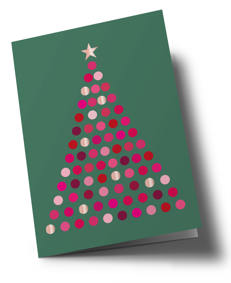 Klappkarte C6 - Toni Starck - Bubble Tree