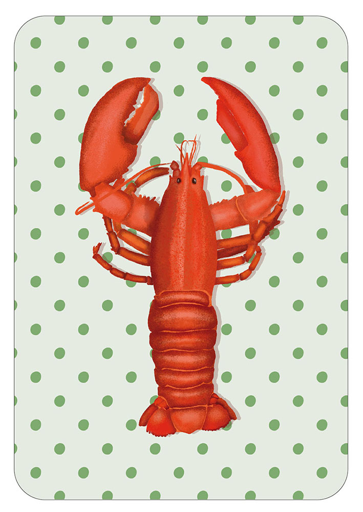 Postcard - Toni Starck - Lollipop - Lobster