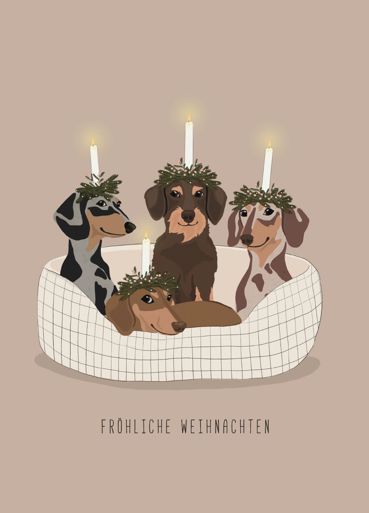 Postcard - Alfie's Greetings - Advent Advent