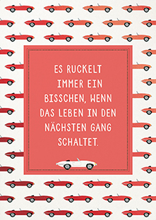 Postkarte - La Card - Gang Postkarte - La Card - Gang