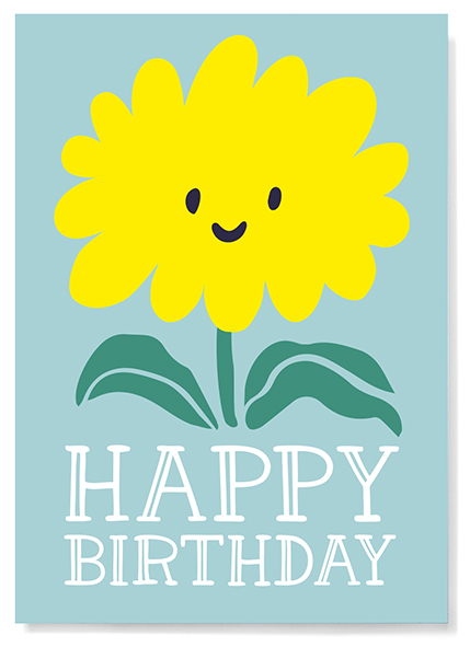 Postcard - familytree - Flower