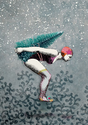 Postcard - La Tack - xmasJump