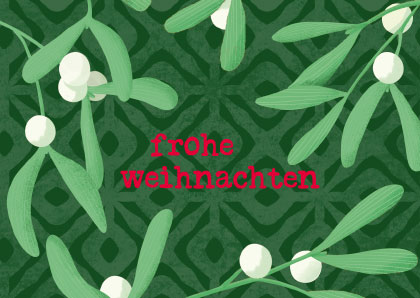 Postkarte - Toni Starck - Misteltoes Frame