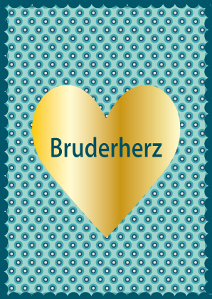 Postkarte - Toni Starck - Bruderherz
