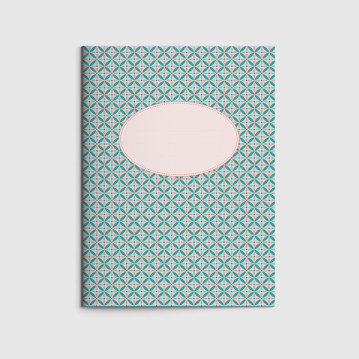 Notizheft A5 - Toni Starck Pattern - Candy Jade Notizheft A5 - Toni Starck Pattern - Candy Jade