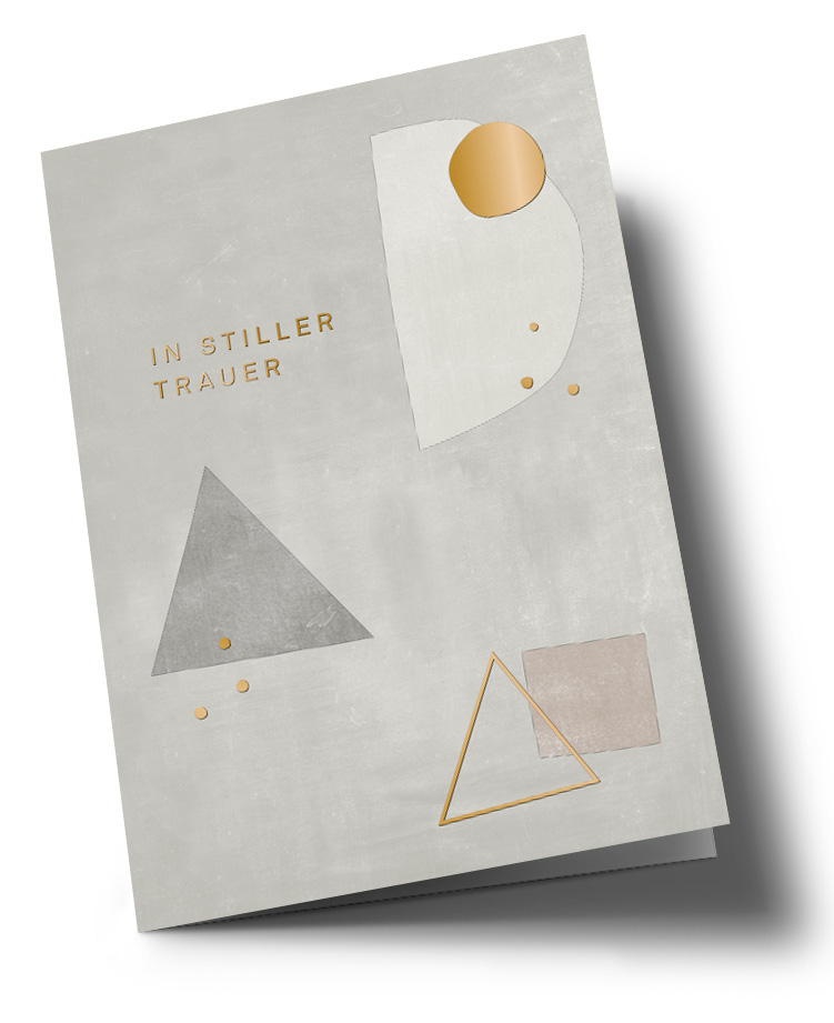 Doublecard C6 - Designfräulein - Mourning triangle