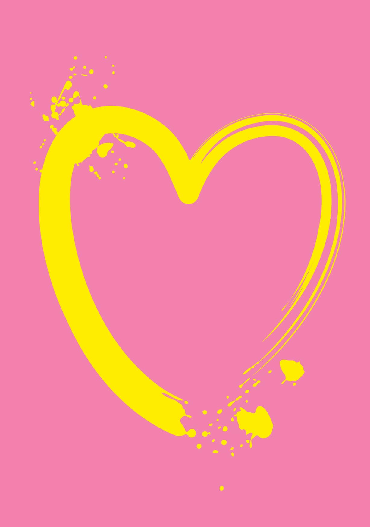 Postcard - neonstyle - Herz
