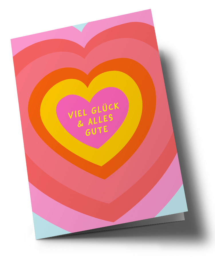 Doublecard C6 - nola - Viel Glück und alles Gute