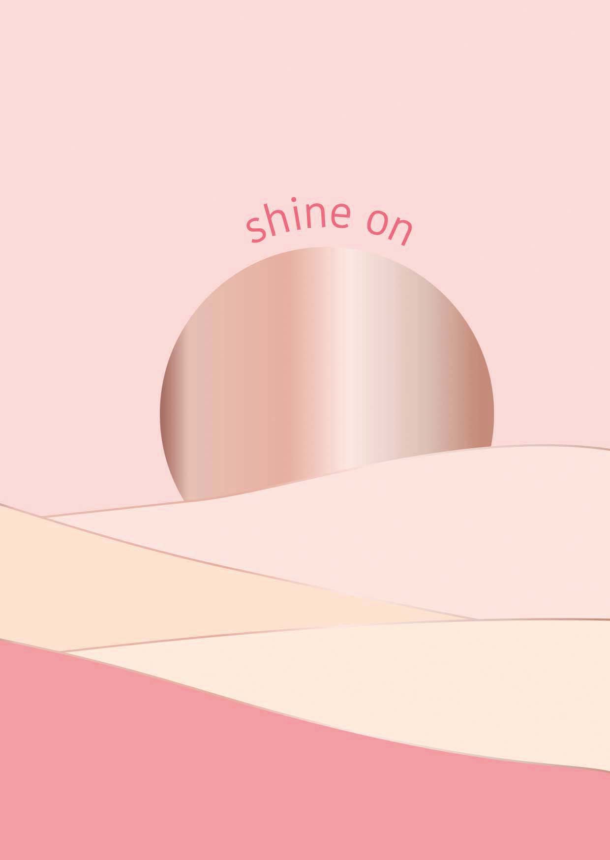 Postcard - Toni Starck - shine on