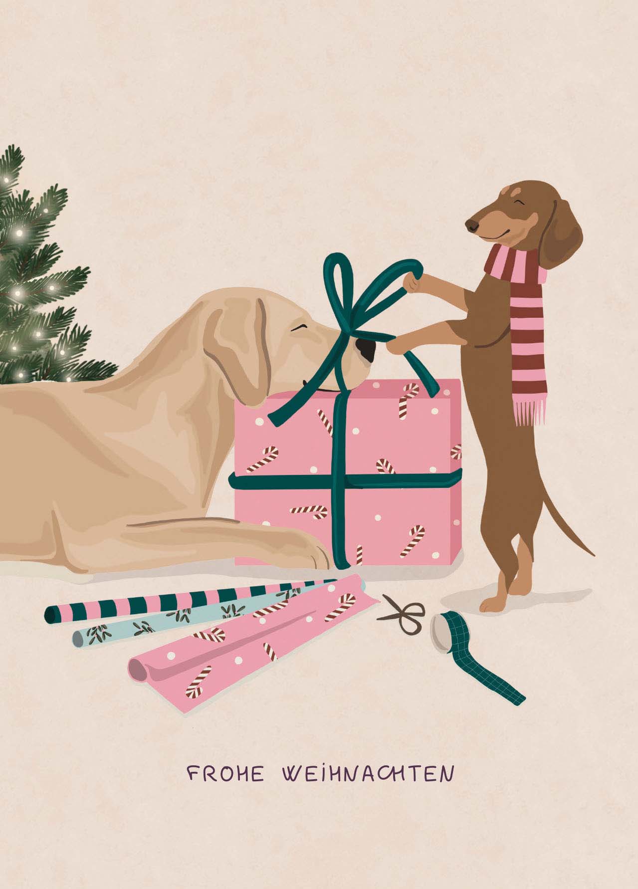 Postkarte - Alfie's Greetings - Gift Wrapping
