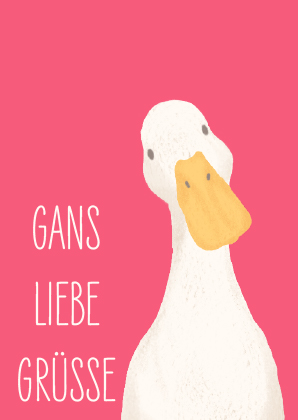 Postcard - Andrea Liesert - Goose