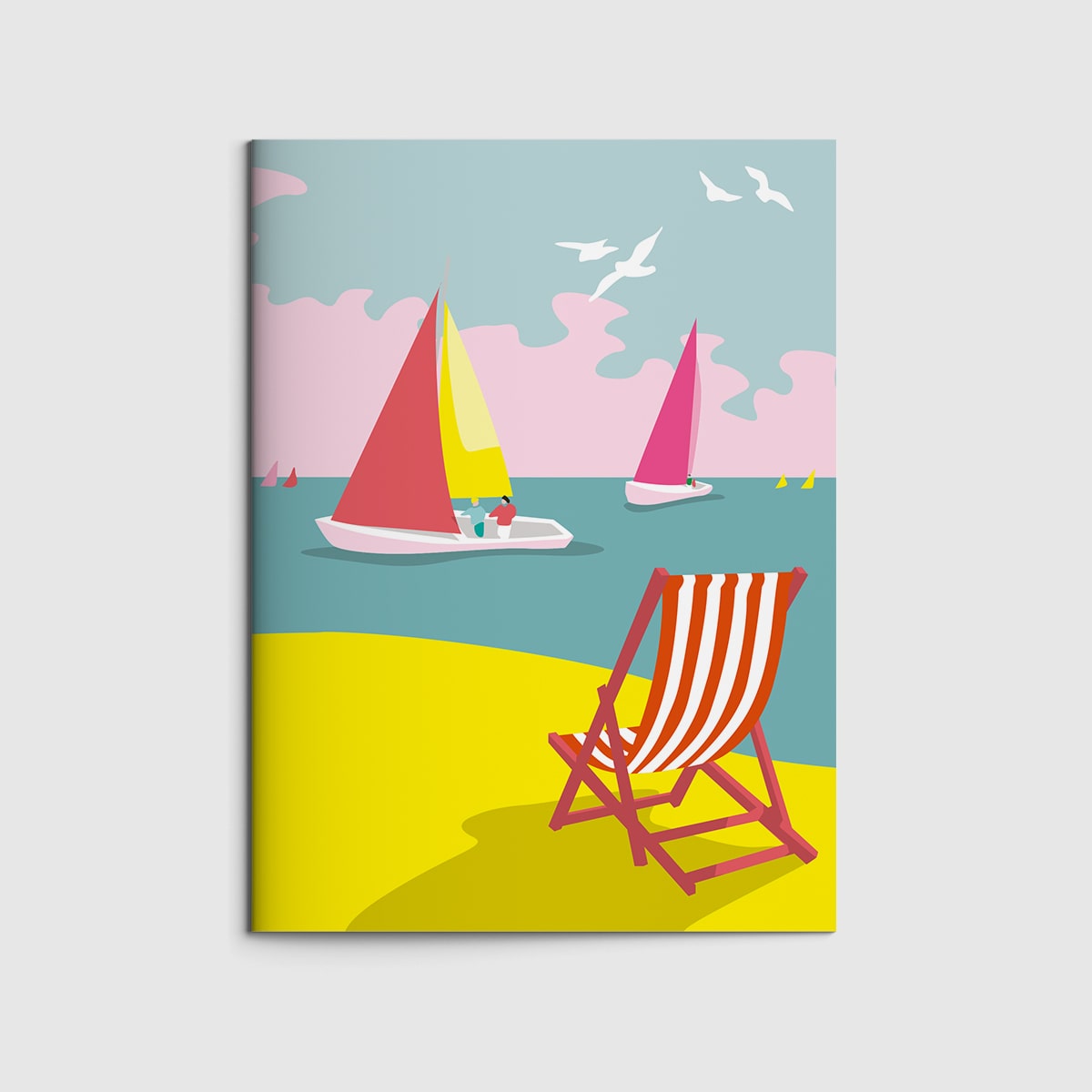 Notizheft A6 - neonstyle - Sailing