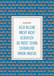 Postkarte - La Card - Schokolade