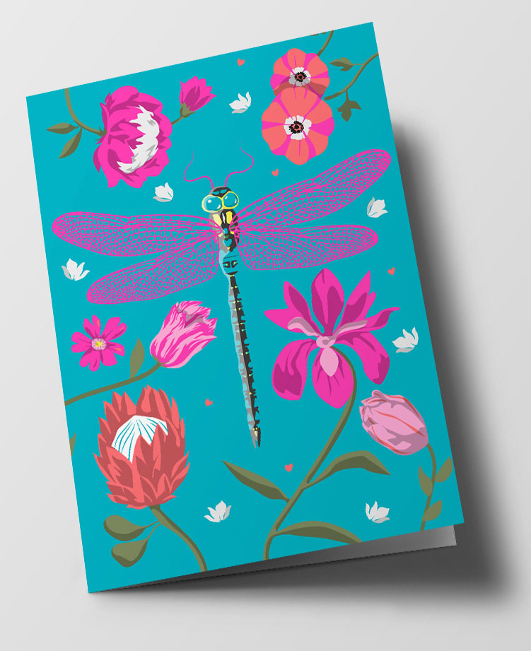 Doublecard C6 - happiness - Dragon-fly