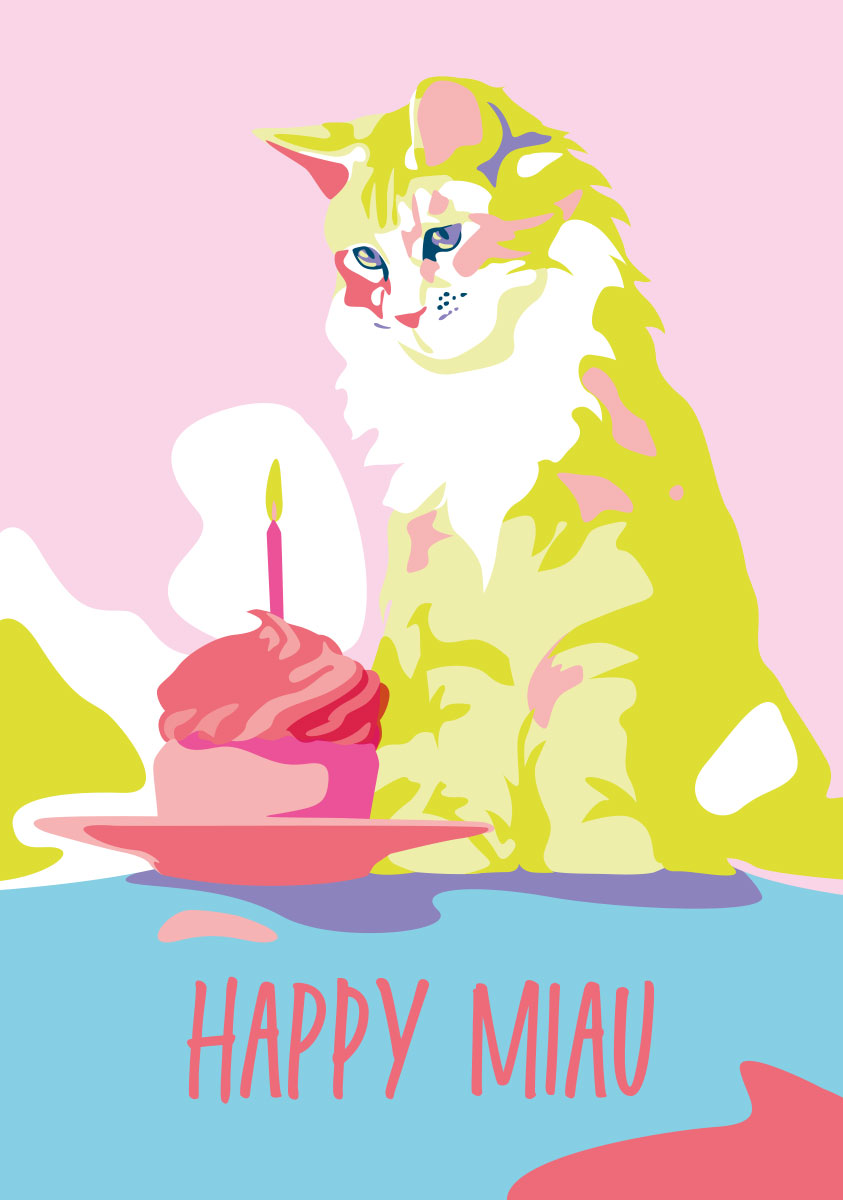 Postkarte - Limoncella - Minki Postkarte - Limoncella - Minki