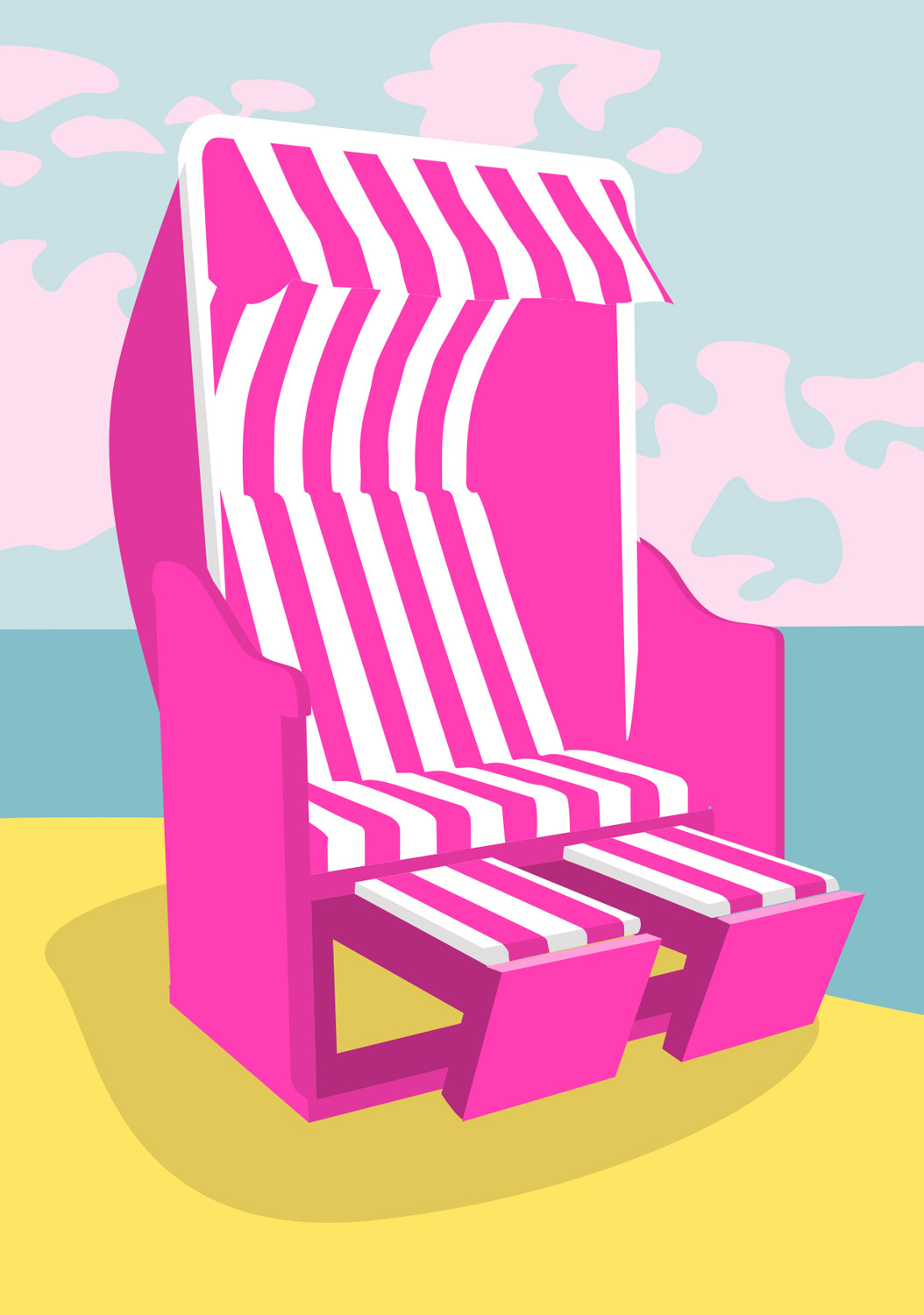 Postcard - luminous - Beach Chair