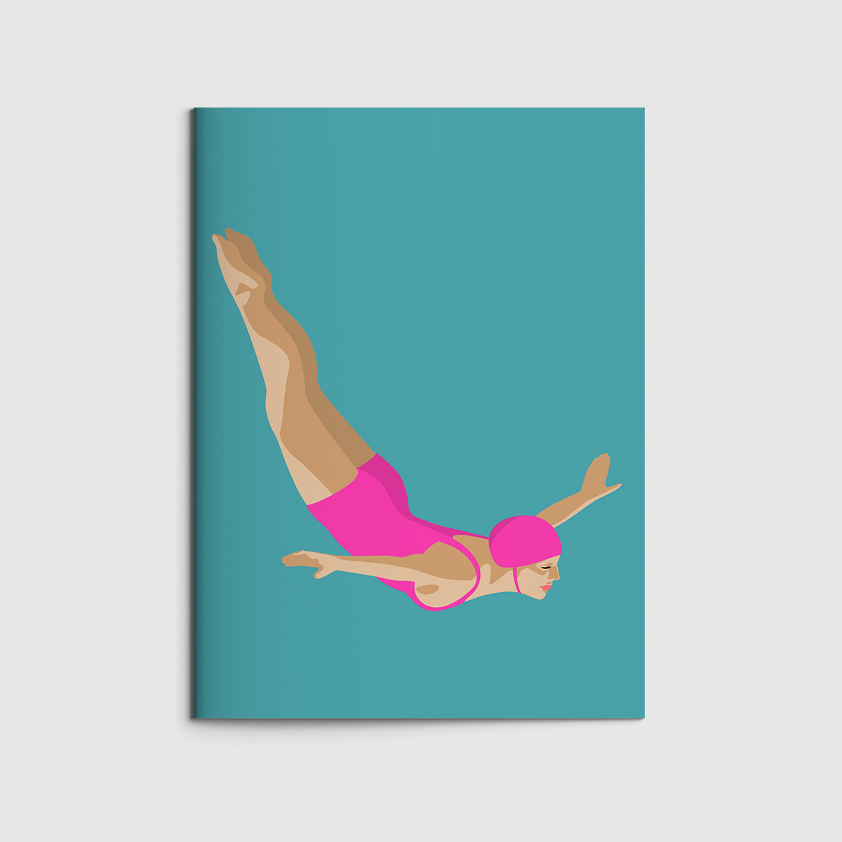 Booklet A6 - happiness - Swimmer