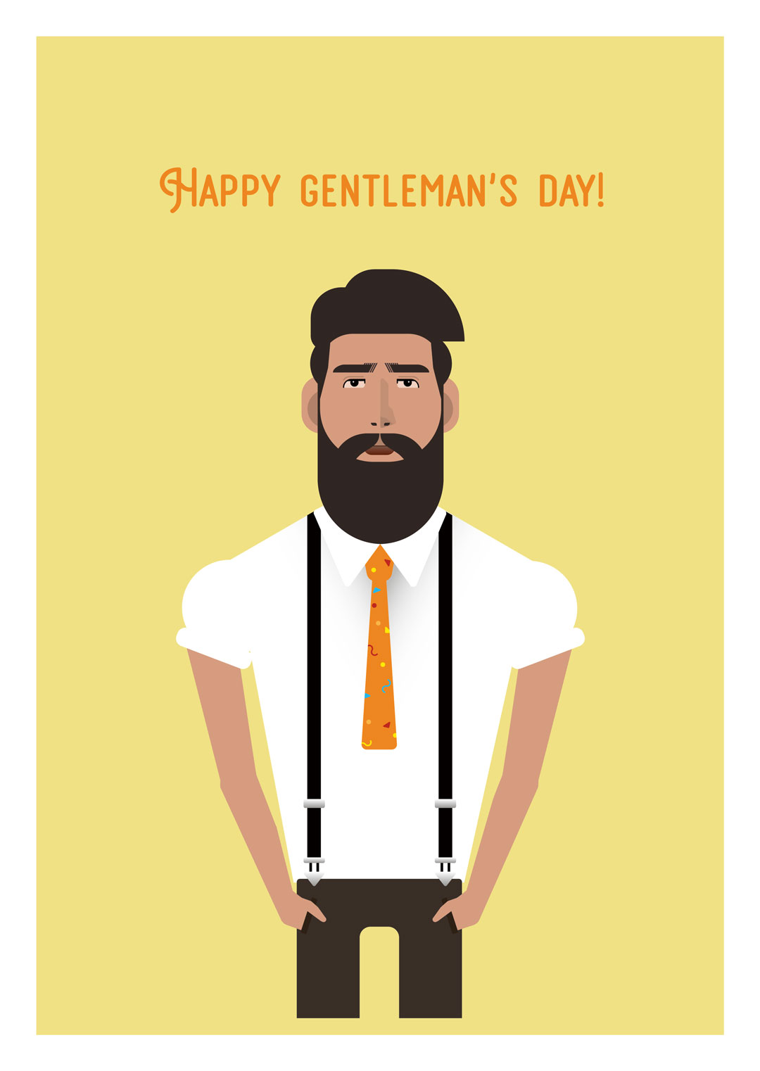 Postcard - Daria Ivanova - Happy gentleman´s day