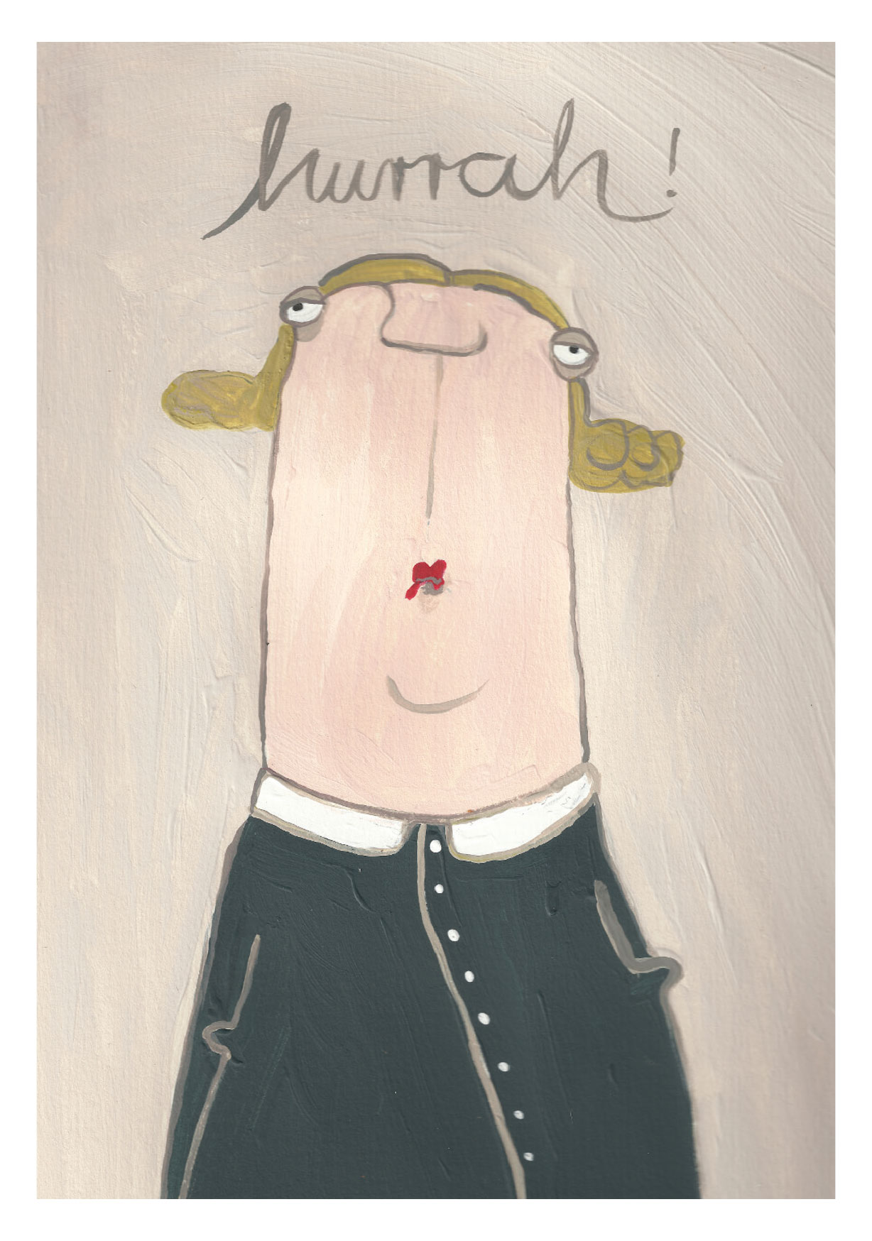 Postkarte - kittiekatstudio - hurrah Postkarte - kittiekatstudio - hurrah