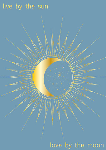 Postkarte - Toni Starck - Live by the sun