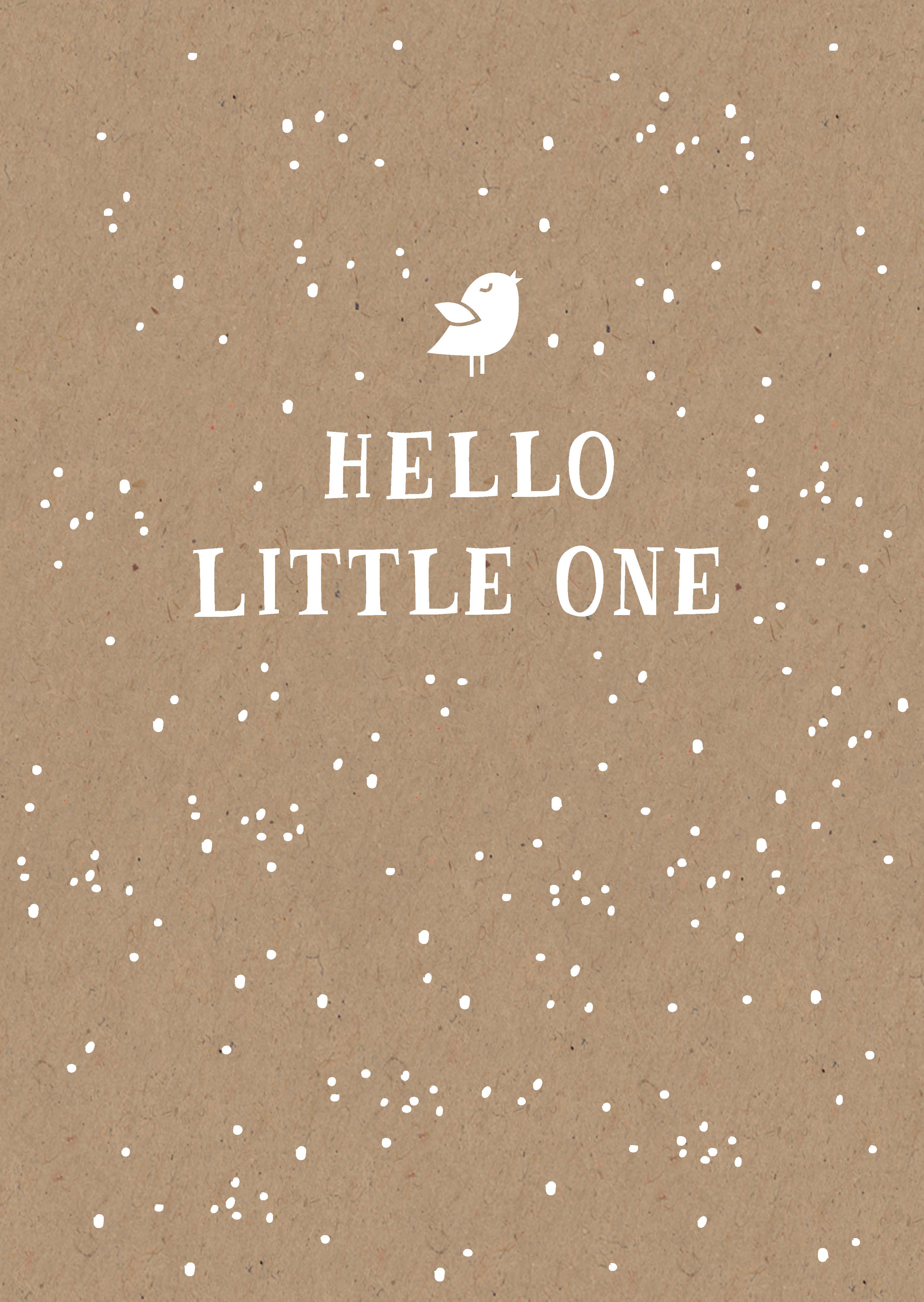 Postkarte - Designfräulein - Hello little One
