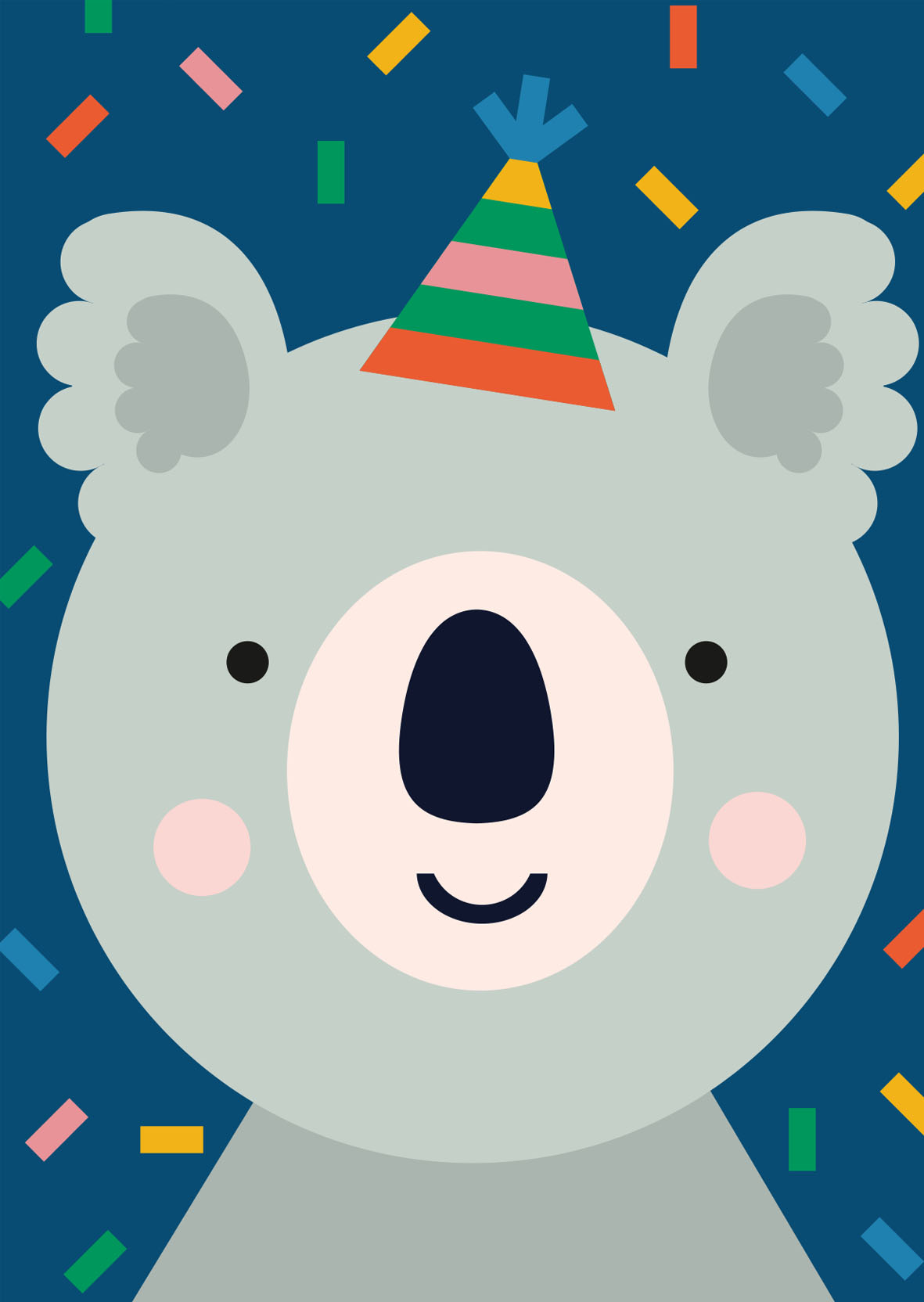 Postkarte - Designfräulein - Funny Faces - Koala Postkarte - Designfräulein - Funny Faces - Koala