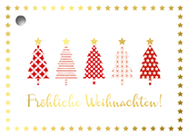 Geschenkanhänger - Musterbäumchen Gold Geschenkanhänger - Musterbäumchen Gold