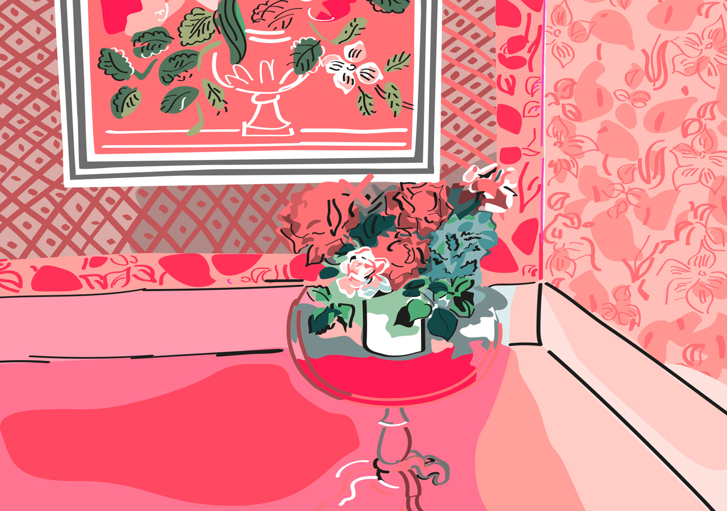 Postcard - Museum Art - Trente ans ou la vie en rose - Dufy