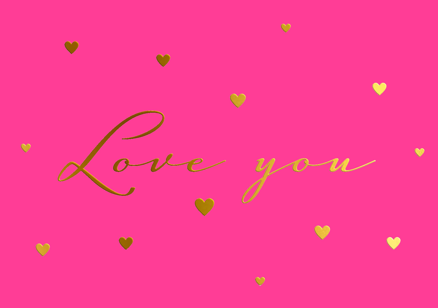 Postkarte - pure - Love you Postkarte - pure - Love you