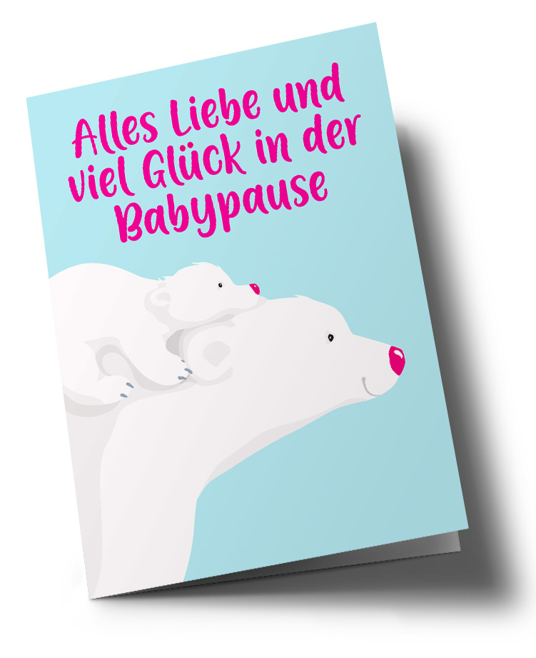 *DK A5 - Lucky Cards - Viel Glück in der Babypause *DK A5 - Lucky Cards - Viel Glück in der Babypause
