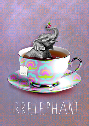 Postcard - La Tack - Irrelephant