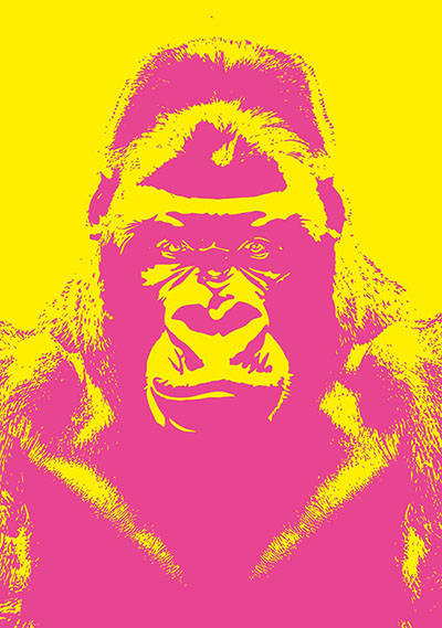 Postcard - Djune - The King