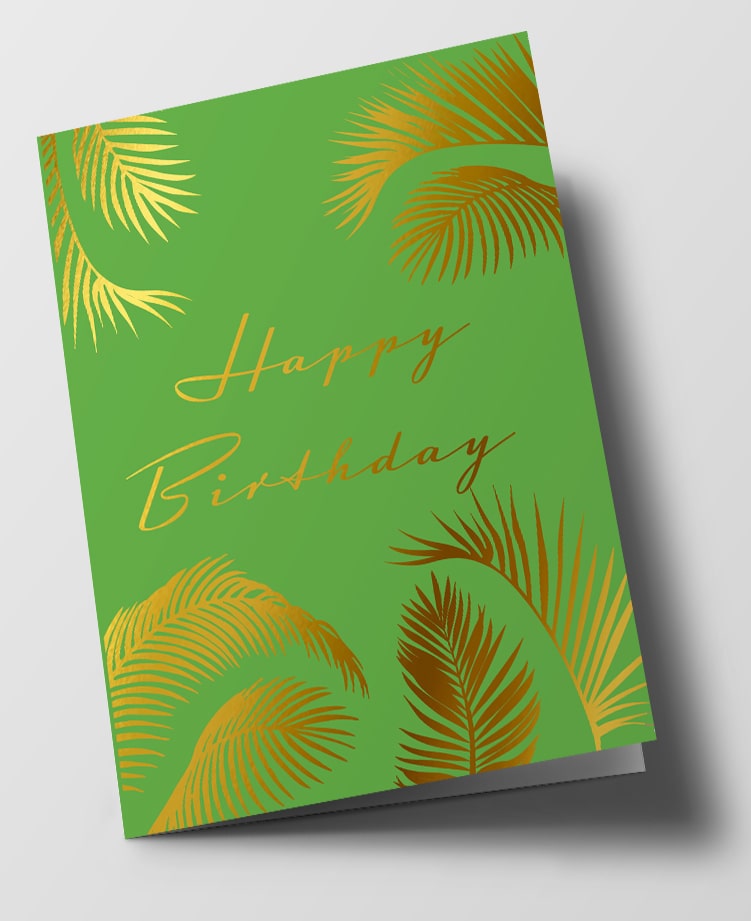 Klappkarte C6 - pure - Happy Birthday