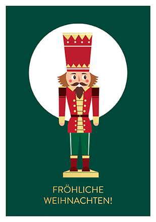 Klappkarte C6 - La Card - Nussknacker Klappkarte C6 - La Card - Nussknacker