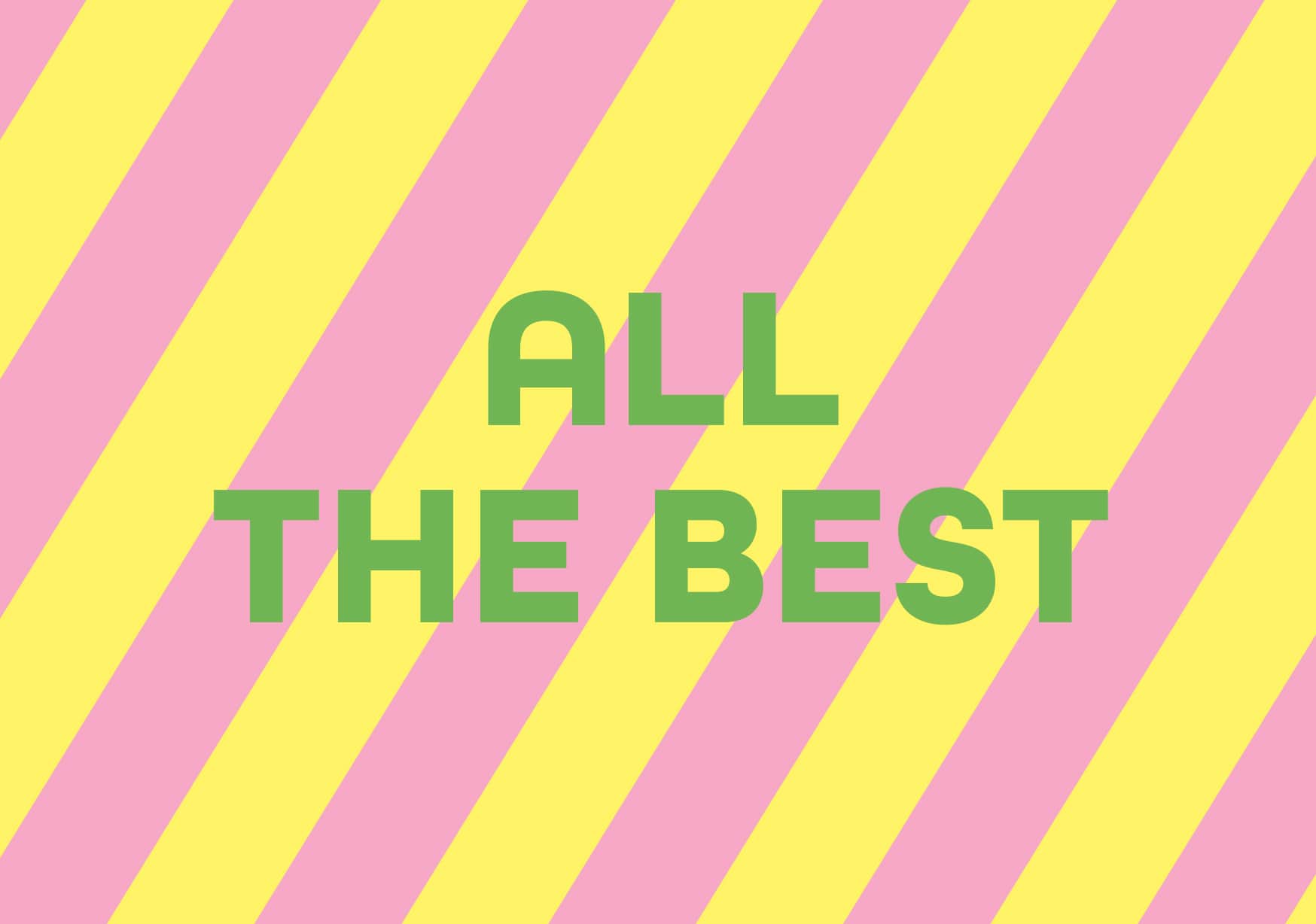 Postcard - happy wrong - All the best