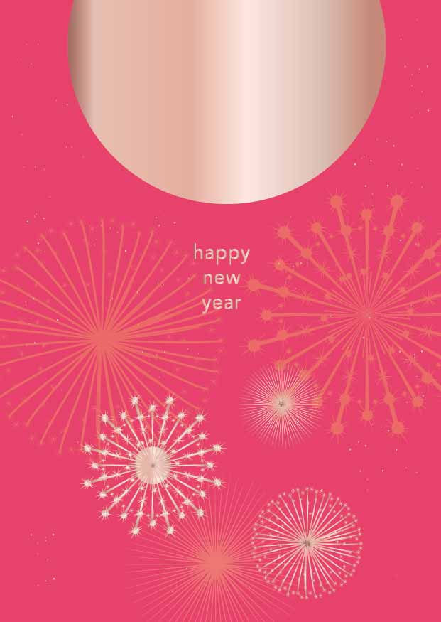 Postkarte - Toni Starck - Happy New Year