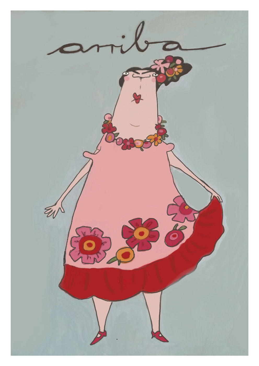 Postkarte - kittiekatstudio - arriba