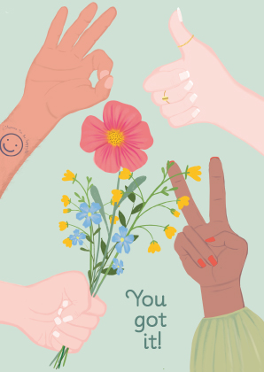 Postkarte - Toni Starck - You got it Postkarte - Toni Starck - You got it