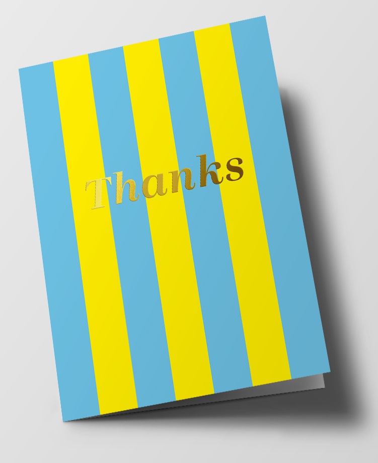 C6 Folded Card - Chelsea - Thanks