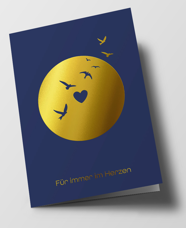 C6 Folded Card - Pure - Forever in My Heart