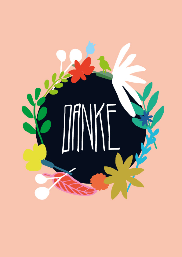 Postcard - illi - Danke Postcard - illi - Danke