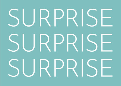 Postcard - Wortsinn - Surprise