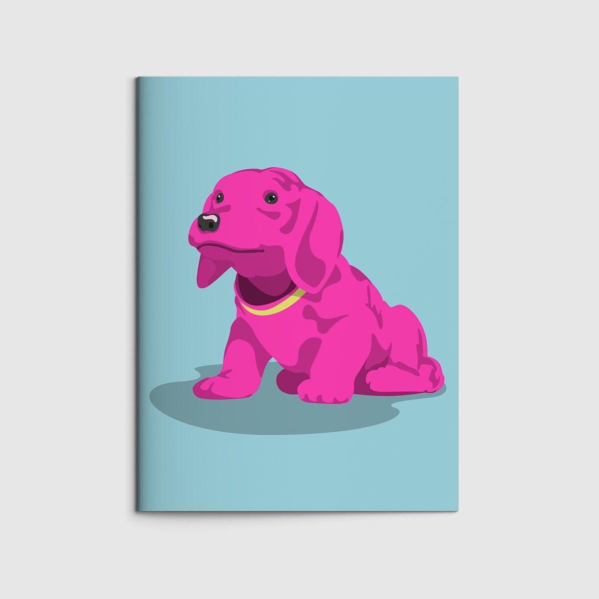 Booklet A6 - happiness - Dachshund
