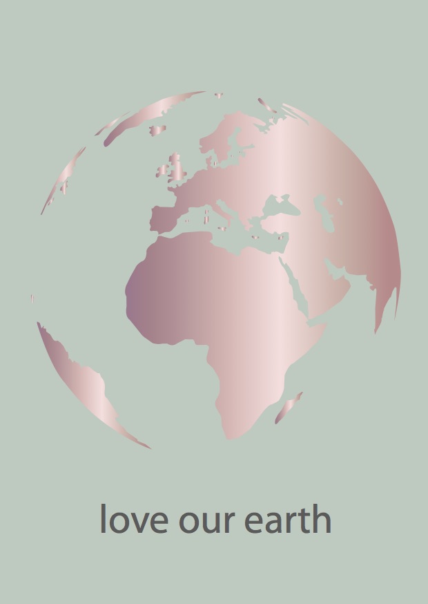 Postkarte - Toni Starck - love our earth